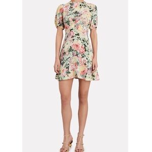 FAITHFULL THE BRAND Sidonie Mini Dress Venissa Floral Print 4